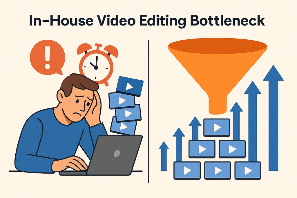 The Real Cost of Editing Video In-House (And Why It’s Slowing Down Your GTM Team)