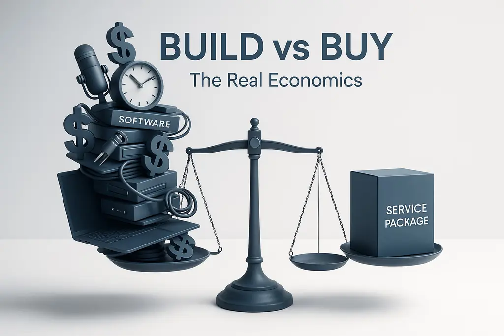 Build vs Buy: The Real Economics of Professional Webinar Production